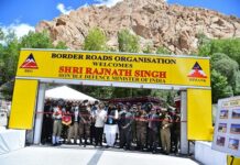 Rajnath Singh Dedicates 63 bridges built by BRO in six States & two UTs